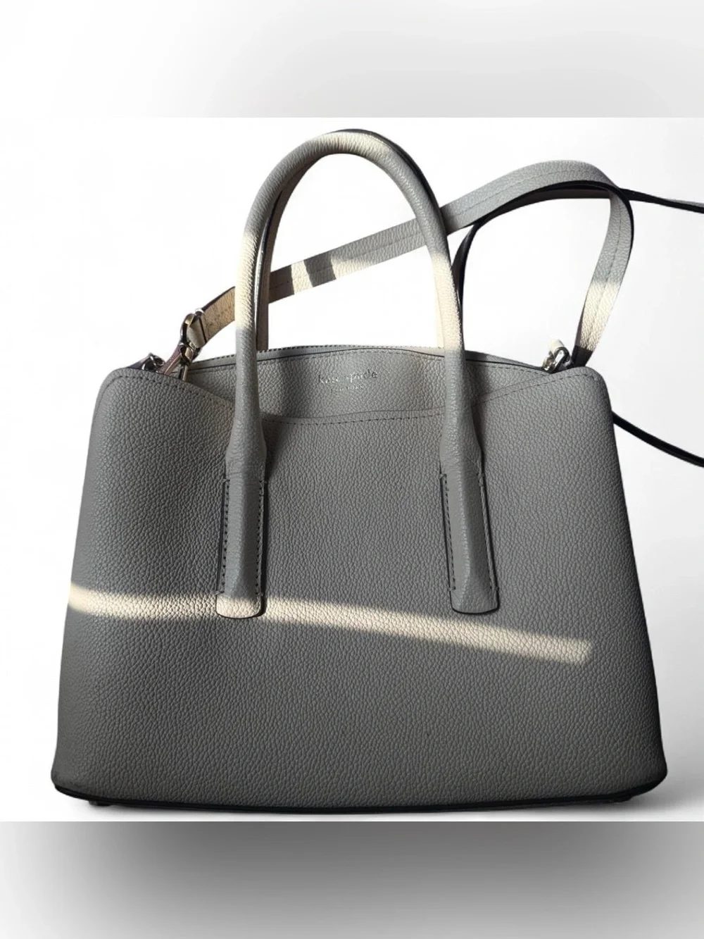 Cream Kate Spade Crossbody Handbag